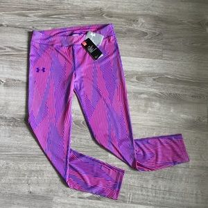 UNDER ARMOUR Girls HeatGear Printed Leggings
